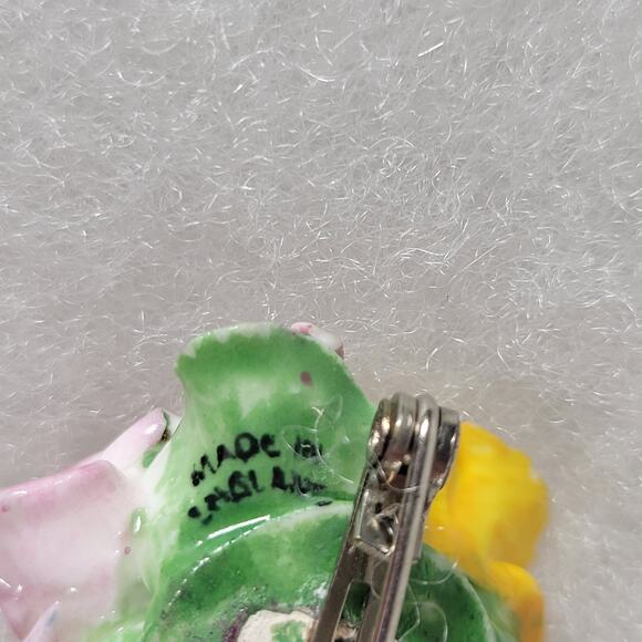 Set of 3 Floral Flowers Gardening Brooches & Pin - Picture 5 of 11